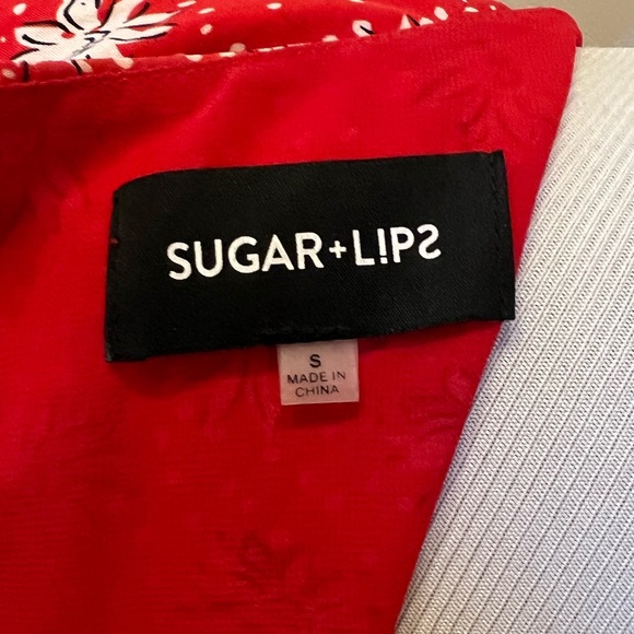 Floral red dress - Picture 3 of 3